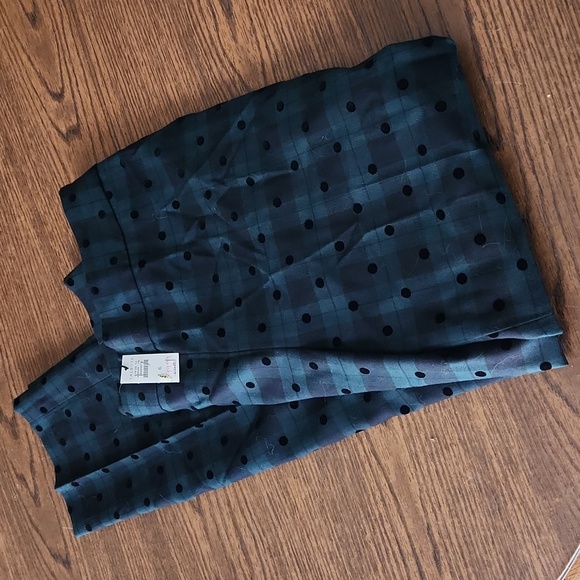 Talbots Blue Polka Dot Slim Ankle Pants 6 - Picture 6 of 7